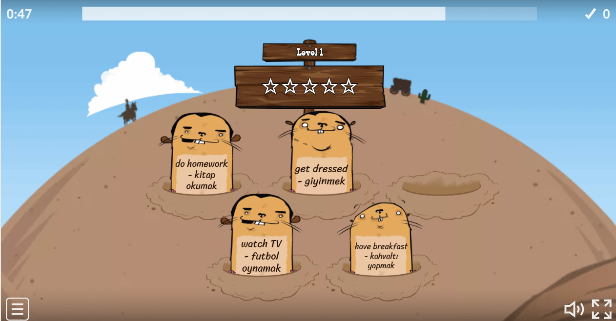 5.4 Daily Routines (5.Sınıf İngilizce Oyun)